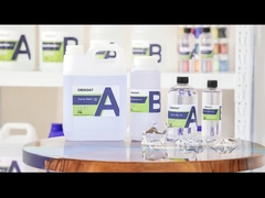 راتنجات الايبوكسي المنضدية الشفافة الكريستالية لجدول النهر للأعمال الفنية الخشبية صب عميق مقاوم للأشعة فوق البنفسجية