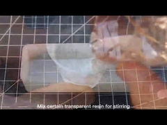 الراتنج الايبوكسي المستقر الملمع فوق البنفسجية يخلق نهاية ناعمة مثل الزجاج