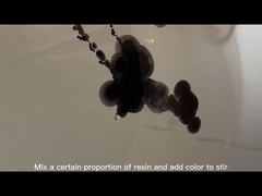 TDS علاج سريع عميق صب راتنجات الايبوكسي لجدول طاولة نهر كونترتوب الخشب