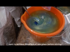 الخشب الصب صافي الراتنج الايبوكسي مقاومة الحرارة مقاومة الأشعة فوق البنفسجية الراتنج منخفض الحرارة الخارجية