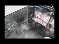 طلاء الأرضيات المعدنية الايبوكسي النعمي عالي اللمعان استقرار المظهر الغريب