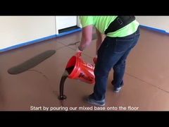 الطلاء الايبوكسي عالي البناء القابل للتنظيف والذي يمتلك بريقًا فائقًا الراتنجات القائمة على الماء الطلاء TDS