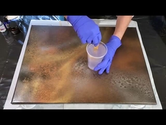 الانتهاء من اللمعان منضدية صب الراتنج لطلاء الخشب والخرسانة كونترتوب