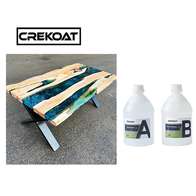 Clear Craft Art Resin 2/1 راتنجات صب الإيبوكسي لطاولات النهر