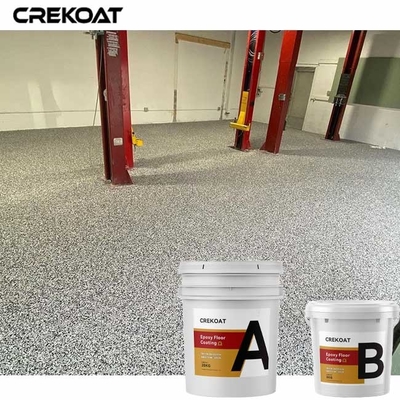 TDS Color Flake Epoxy Resin طلاء أرضيات سائل مقاوم