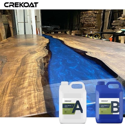 جداول Live Edge ذات صب عميق من راتنجات الايبوكسي المتوافقة مع الأصباغ
