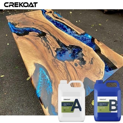 جداول Live Edge ذات صب عميق من راتنجات الايبوكسي المتوافقة مع الأصباغ